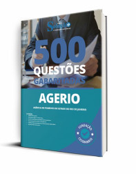 Capa Caderno de Questões AgeRio - 500 Questões Gabaritadas