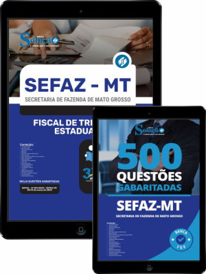 Combo Digital SEFAZ-MT - Fiscal de Tributos Estaduais - Imagem 1
