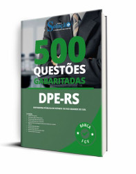 Capa Caderno de Questões DPE-RS - 500 Questões Gabaritadas