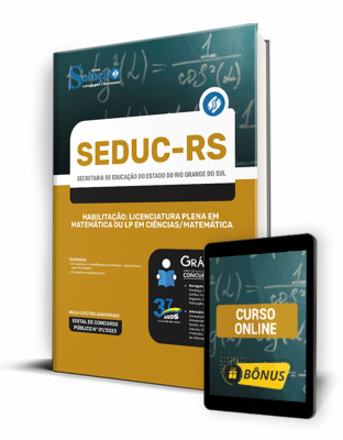 Apostila SEDUC-RS - Habilitação: Licenciatura Plena em Matemática ou LP em Ciências/Matemática - Imagem 1