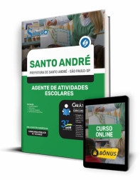 Capa Apostila Prefeitura de Santo André - SP - Agente de Atividades Escolares