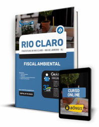 Capa Apostila Prefeitura de Rio Claro - RJ - Fiscal Ambiental