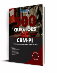 Capa Caderno de Questões CBM-PI - Soldado - 500 Questões Gabaritadas