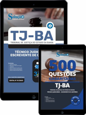 Combo Digital TJ-BA - Técnico Judiciário - Escrevente de Cartório - Imagem 1