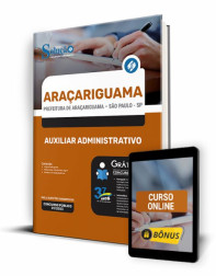 Capa Apostila Prefeitura de Araçariguama - SP - Auxiliar Administrativo