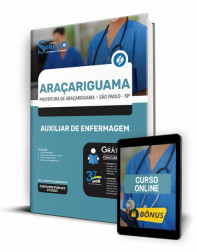 Capa Apostila Prefeitura de Araçariguama - SP - Auxiliar de Enfermagem