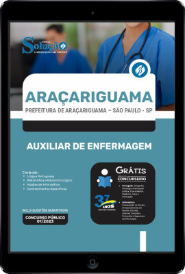 Apostila Prefeitura de Araçariguama - SP em PDF - Auxiliar de Enfermagem - Imagem 1