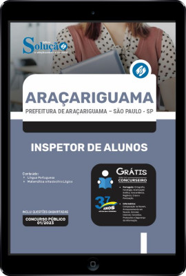 Apostila Prefeitura de Araçariguama - SP em PDF - Inspetor de Alunos - Imagem 1