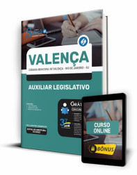 Capa Apostila Câmara de Valença - RJ - Auxiliar Legislativo