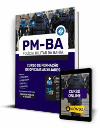 Capa Apostila PM-BA - Curso de Formação de Oficiais Auxiliares