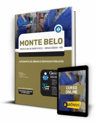Capa Apostila Prefeitura de Monte Belo - MG - Ajudante de Obras e Serviços Públicos