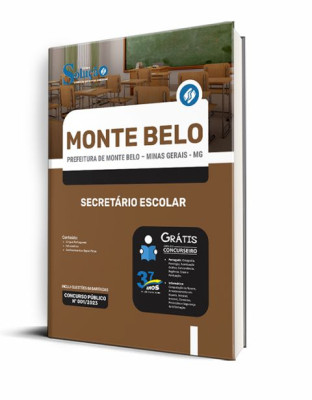 Apostila Prefeitura de Monte Belo - MG - Secretário Escolar - Imagem 2