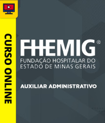 Capa Curso FHEMIG - Auxiliar Administrativo