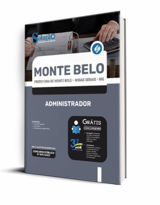Apostila Prefeitura de Monte Belo - MG - Administrador - Imagem 2