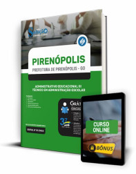 Capa Apostila Prefeitura de Pirenópolis - GO - Administrativo Educacional III - Técnico em Administração Escolar