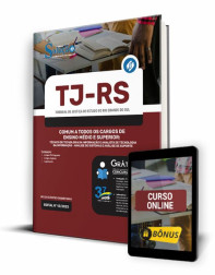 Capa Apostila TJ-RS - Comum a Todos os Cargos de Ensino Médio e Superior