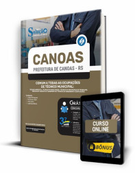 Capa Apostila Prefeitura de Canoas - RS - Comum a Todas as Ocupações de Técnico Municipal