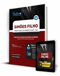 Capa Apostila Prefeitura de Simões Filho - BA - Comum aos Cargos de Ensino Superior