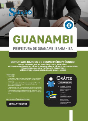 Apostila Prefeitura de Guanambi - BA - Comum aos Cargos de Ensino Médio/Técnico - Imagem 3