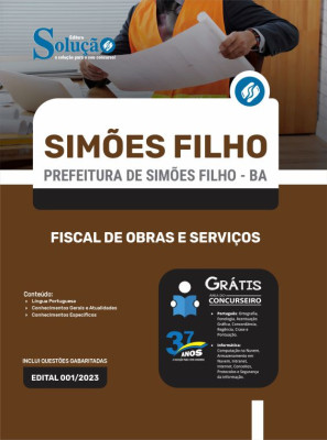 Apostila Prefeitura de Simões Filho - BA - Fiscal de Obras e Serviços - Imagem 3