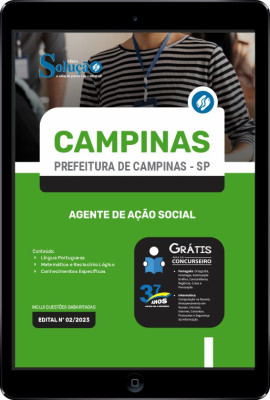 Apostila Prefeitura de Campinas - SP em PDF - Agente de Ação Social - Imagem 1