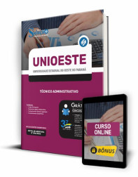 Capa Apostila UNIOESTE-PR - Técnico Administrativo