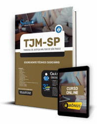 Capa Apostila TJM-SP - Escrevente Técnico Judiciário