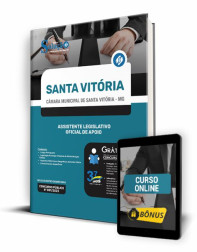 Capa Apostila Câmara de Santa Vitória - MG - Assistente Legislativo - Oficial de Apoio