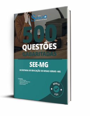 Caderno de Questões SEE-MG - 500 Questões Gabaritadas - Imagem 1