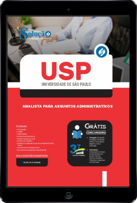 Apostila USP em PDF - Analista para Assuntos Administrativos - Imagem 1