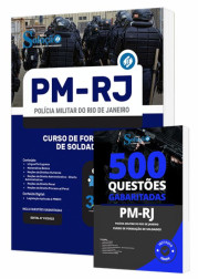 Capa Combo Impresso PM-RJ - Curso de Formação de Soldados