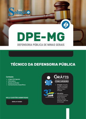 Apostila DPE-MG - Técnico da Defensoria Pública - Imagem 3