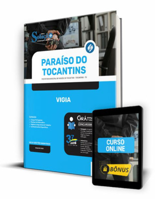 Apostila Prefeitura de Paraíso do Tocantins - TO - Vigia - Imagem 1