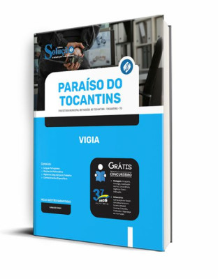 Apostila Prefeitura de Paraíso do Tocantins - TO - Vigia - Imagem 2