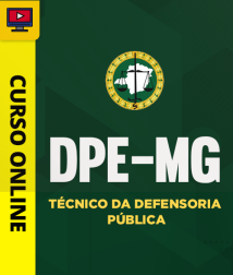 Capa Curso DPE-MG - Técnico da Defensoria Pública
