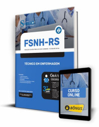 Capa Apostila FSNH-RS - Técnico de Enfermagem