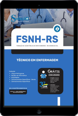 Apostila FSNH-RS em PDF - Técnico de Enfermagem - Imagem 1