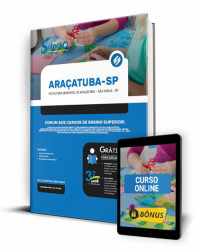 Capa Apostila Prefeitura de Araçatuba - SP - Comum aos Cargos de Ensino Superior