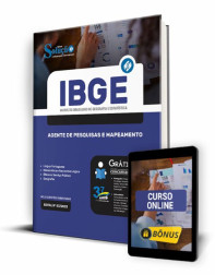 Capa Apostila IBGE - Agente de Pesquisas e Mapeamento