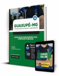Capa Apostila Prefeitura de Guaxupé - MG - Auxiliar de Manutenção Civil e Serviços Públicos