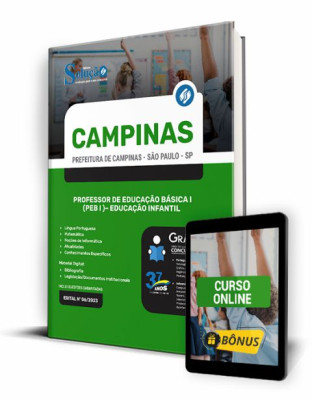 Apostila Prefeitura de Campinas - SP - Professor de Educação Básica I (PEB I ) - Educação Infantil - Imagem 1