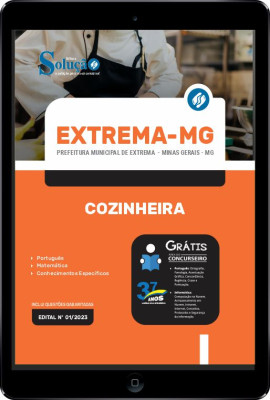 Apostila Prefeitura de Extrema - MG em PDF - Cozinheira - Imagem 1