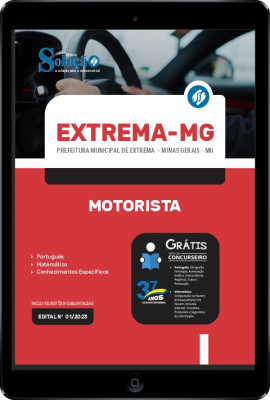 Apostila Prefeitura de Extrema - MG em PDF - Motorista - Imagem 1