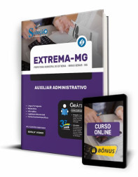 Capa Apostila Prefeitura de Extrema - MG - Auxiliar Administrativo
