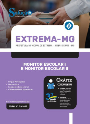 Apostila Prefeitura de Extrema - MG - Monitor Escolar I e Monitor Escolar II - Imagem 3