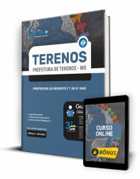 Capa Apostila Prefeitura de Terenos - MS - Professor(a) Regente - 1º ao 5º ano