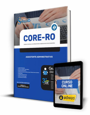 Apostila CORE-RO 2023 - Assistente Administrativo.Prepare-se para o Concurso da CORE-RO - Conselh... Apostila CORE-RO - Assistente Administrativo