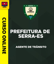 Capa Curso Prefeitura de Serra-ES - Agente de Trânsito