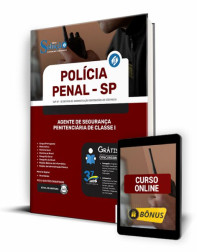 Capa Apostila SAP-SP - Agente de Segurança Penitenciária de Classe I