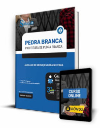 Capa Apostila Prefeitura de Pedra Branca - CE - Auxiliar de Serviços Gerais e Vigia